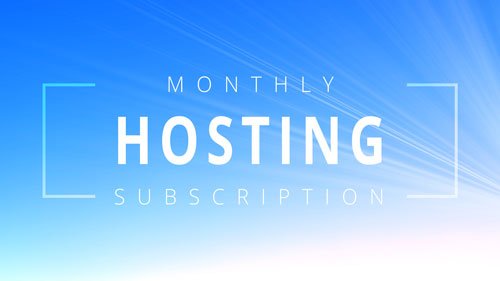 Monthly Hosting Subscription Image